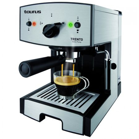 Espressor manual Taurus Trento, 1350W, 1.2l, 15 bari, Inox [1]