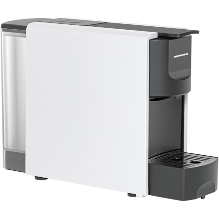 Aparate cafea si ceai - Espressor cu capsule Heinner Espressocraft HEMC-DD20WHBK, 1140 W, Compatibil Nespresso, 20 bar presiune, Rezervor apa 0.6l, Durata incalzire 40s, Sistem control temperatura, Temperatura cafea: 72-84°C, Oprire automata, Alb/Negru