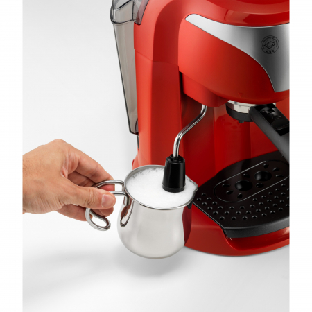 Espressor cu pompa DeLonghi EC221.Red, Dispozitiv spumare, Sistem cappuccino, 15 Bar, 1 l, Oprire automata [2]