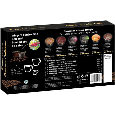 Espressor Tchibo Cafissimo Pure Plus 531295, 800 ml, 15 bari, 1250W, capsule, Rosu + Premium Collection [2]