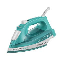 Fiare de calcat - Fier de calcat Russell Hobbs Light and Easy Brights Aqua 24840-56 Talpa ceramica colorata 2400 W 0.24 l 90 g/min Turcoaz/Alb xg_24840-56