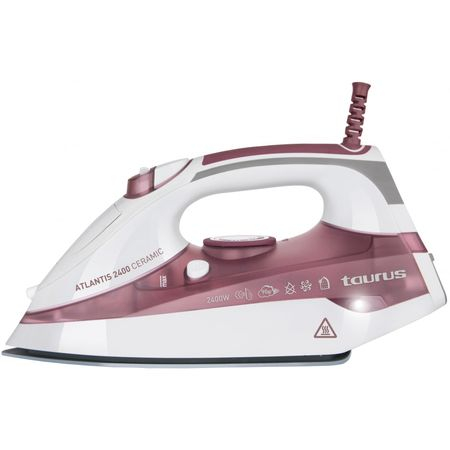 Fier de calcat Taurus Atlantis 2400, Talpa Ceramica, 2400W, 0.3l, Alb-Visiniu [4]