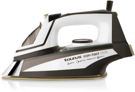 Fier de calcat Taurus Contact, Talpa Gold Satin, 2500 W, 0.35l, Alb-Negru [8]