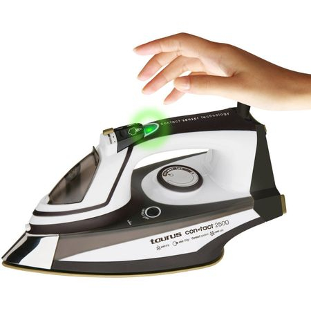 Fier de calcat Taurus Contact, Talpa Gold Satin, 2500 W, 0.35l, Alb-Negru [2]