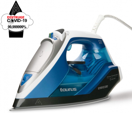 Fier de calcat Taurus Geyser Eco 2800,2800w,180g/min,talpa Titan,auto-stop, Albastru [5]