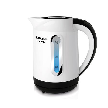 Fierbator Taurus Aroa, 2200W, 1.7L, Filtru extractabil, Baza detasabila 360°, Alb/Negru [10]