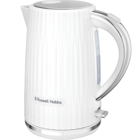 Aparate cafea si ceai - Fierbator Russell Hobbs Eden 27360-70, 2400 W, 1.7 l, Filtru anticalcar, Alb