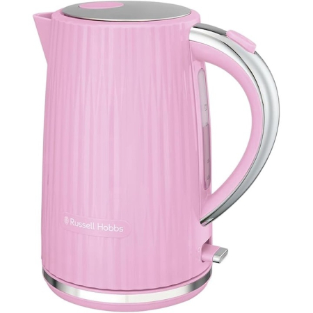 Fierbatoare de apa - Fierbator Russell Hobbs Eden 27362-70, 2400 W, 1.7 l, Filtru anticalcar, Roz
