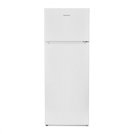 Frigidere - Frigider cu doua usi Heinner HF-V212E++, 212 l, Less Frost, Clasa E, Control mecanic, Iluminare LED, H 145 cm, Alb