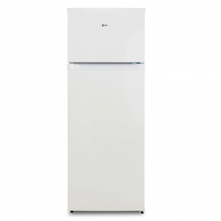 Frigidere - Frigider cu doua usi LDK LF-220EW. Clasa E, Capacitate 210 l, Termostat ajustabil, Iluminare LED, H 143 cm, Alb