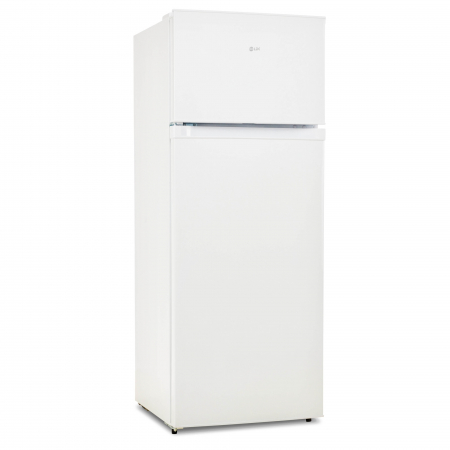 Frigider cu doua usi LDK LF-220EW. Clasa E, Capacitate 210 l, Termostat ajustabil, Iluminare LED, H 143 cm, Alb [5]