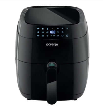 Friteuze - Friteuza cu aer cald, Gorenje, AF1409DB, 1400 W, 3.5 l, 80 - 200° C, 9 programe, Negru