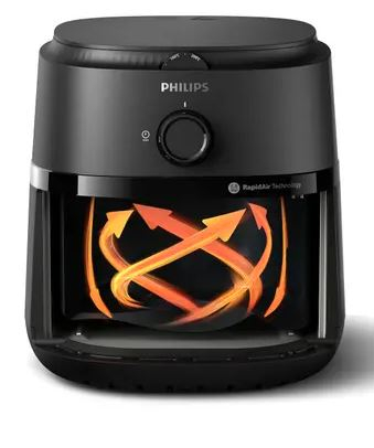 Friteuza cu aer cald, Philips , NA120/00, 1500 W, 4.2 l,  12 programe, Negru [2]