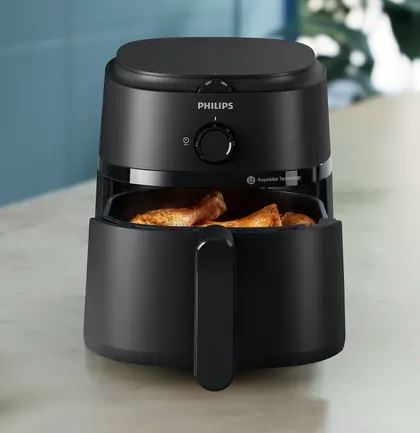 Friteuza cu aer cald, Philips , NA120/00, 1500 W, 4.2 l,  12 programe, Negru [4]