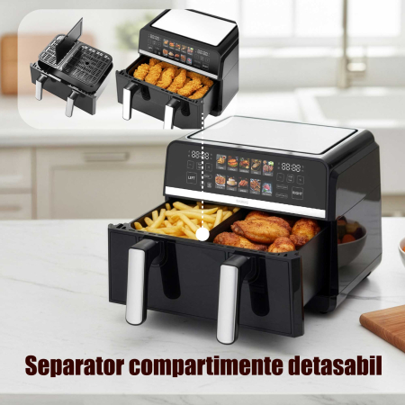 Friteuza cu aer cald Samus AF9BIG-S2500DW, 2500 W, 9 l [9]