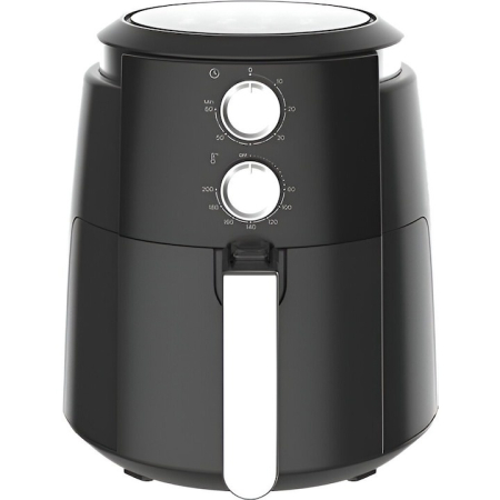 Friteuze - Friteuza cu aer cald Vivax DFA-515MB, 1500W, 5L, tehnologie ciclon, temperatura reglabila pana la 200°C, cronometru 60 minute cu oprire automata, negru
