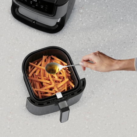 Friteuza fara ulei Electrolux Digital Air Fryer E6AF1-4ST, 1500W, 8 programe, 3,5L, Touch Control, inox [7]