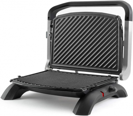 Gratar electric Taurus Grill & Co Plus, 1800W, Placi detasabile, Deschidere la 180º, Led, Negru [10]