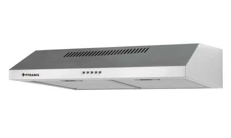 Electrocasnice mari - Hota clasica Pyramis ATC2 Inox 2 motoare -60cm-, 56.5 cm, 297 mc/h, 2 motoare, 3 viteze, Clasa C