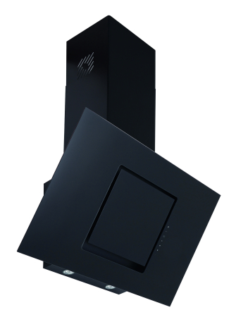 Electrocasnice mari - Hota decorativa Pyramis ARONDO, sticla neagra, touch control, absorbtie periferica, 90cm