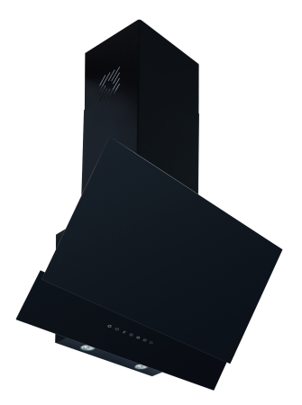 Electrocasnice mari - Hota decorativa Pyramis LIVELO, sticla neagra, touch control, absorbtie periferica, 90cm