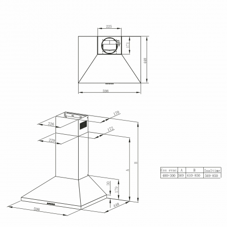Hota decorativa Pyramis MDSC black [1]