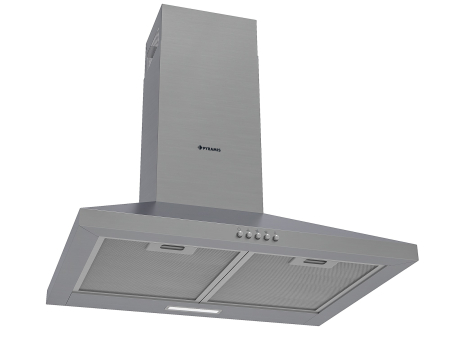 Hota decorativa Pyramis MDSC inox, 60 cm, 410 mc/h, 3 viteze, Clasa B [0]