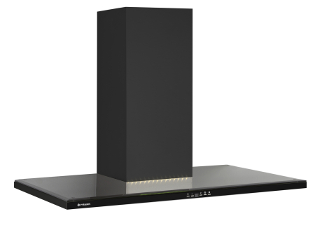Electrocasnice mari - Hota decorativa Pyramis SILVERLIGHT, 90cm, 570mc/h, inox si stica neagra, timer