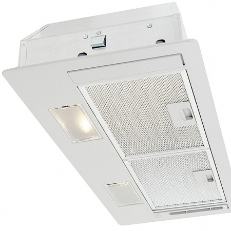 Electrocasnice mari - Hota incorporabila Elica ERA GR/A/72, Putere de absorbtie 220 mc/h, Sistem recirculare, Iluminare LED, Filtru de grasime, Clasa C, 72 cm, Argintiu
