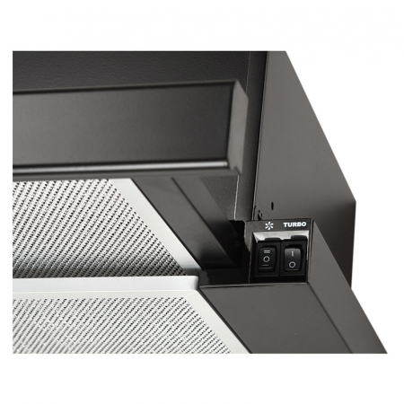 Hota Telescopica Incorporabila Tornado Storm 700 (60), 1 motor, latime 60 cm, 3 viteze, absorbtie 700 m3/ora, Negru [1]