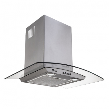 Electrocasnice mari - Hota tip Cupola Tornado Eva 1200 (60) LED, 1 motor Turbo, latime 60 cm, 3 viteze, absorbtie 1200 m3/ora, filtru anti-grasimi aluminiu 5 straturi, Inox