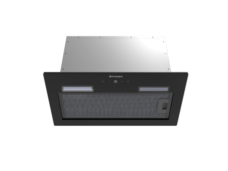 Electrocasnice mari - Hota total incorporabila Pyramis MD 52cm Black Glass, 618 mc/h, 3 viteze, Clasa C