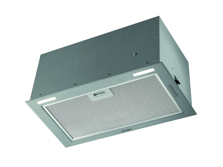 Electrocasnice mari - Hota total incorporabila Pyramis Turbo EF 52cm, 580 mc/h, 3 viteze, Clasa B, Gri