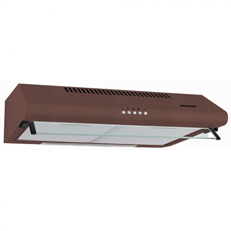 Electrocasnice mari - Hota traditionala Heinner CH400BRW, Putere de absorbtie 326.4 mc/h, 2 motoare, 60 cm, Maro