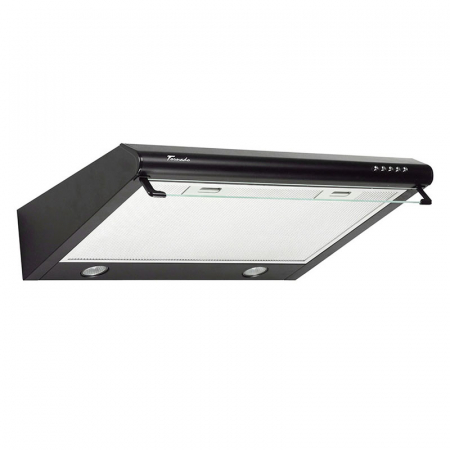 Electrocasnice mari - Hota traditionala Tornado Bona 10 (60) LED, 1 motor, latime 60 cm, absorbtie 380 m3/ora, filtru anti-grasimi aluminiu 5 straturi, Negru