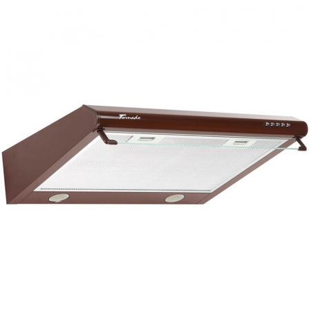 Electrocasnice mari - Hota traditionala Tornado Bona 20 (50) LED, 2 motoare, latime 50 cm, absorbtie 560 m3/ora, filtru anti-grasimi aluminiu 5 straturi, Maro