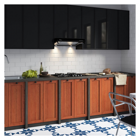 Hota traditionala Tornado Bona 20 (60) LED, 2 motoare, latime 60 cm, absorbtie 560 m3/ora, filtru anti-grasimi aluminiu 5 straturi, Negru [5]