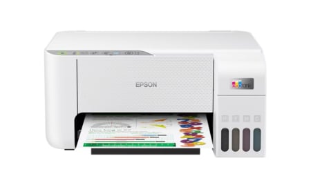 Imprimante - Imprimanta multifunctionala cu jet de cerneala Epson EcoTank L3276, color, A4, WiFi, alb