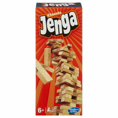 Joc Jenga Classic, Hasbro, Lemn, 6 ani+ [1]