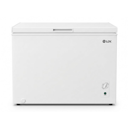 Lazi frigorifice - Lada frigorifica LDK BD-250, Clasa E, Capacitate 249 l, Congelare rapida, Termostat ajustabil, Alb