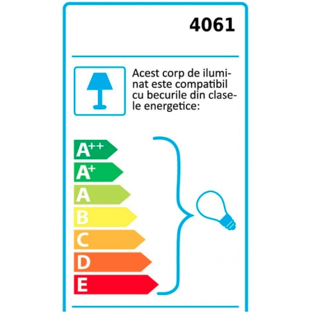 Lampa de podea Platinet PFLF066W , E27 si E14 , 180cm , metal si plastic , alba [4]