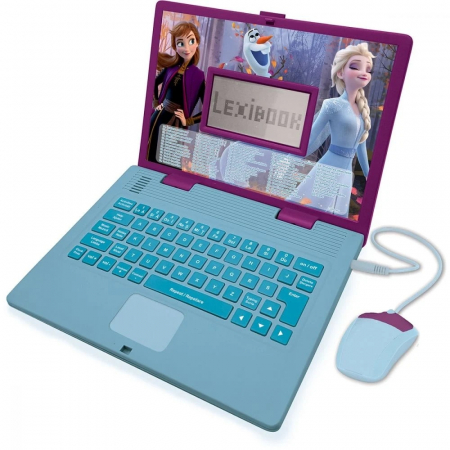 Jucarii educative - Laptop educational Lexibook Disney Frozen 2, 124 de activitati