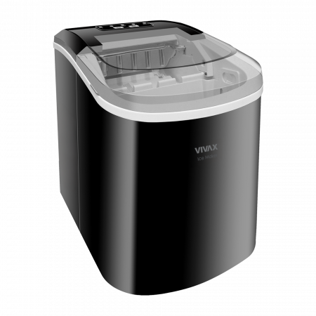 Masina de facut gheata VIVAX IM-123B Portabila, productie gheata 12 kg/24h, capacitate 2.4 l, 2 dimensiuni cuburi de gheata, negru [2]