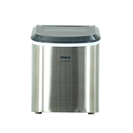 Masina de gheata Vivax IM-122T, Putere 240 W, Rezervor de apa 2.2 l, Rezervor de gheata 0.7 l, Creeaza cuburi intre 6 - 13 minute, Marimi variabile ale cuburilor de gheață, Argintiu [0]