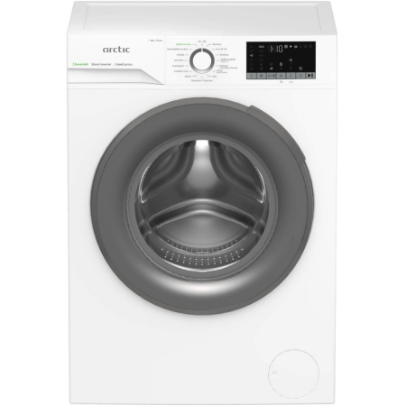 Masini de spalat rufe - Masina de spalat rufe Arctic APLM2WFSU28211WG, 8 Kg, 1200 RPM, Motor Silent Inverter, Drum Clean+Steam, Child Lock, Anticrease, Digital Display, Add-In, Clasa A, Gray