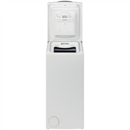 Masina de spalat rufe cu incarcare verticala Indesit BTWS72200EU/N, 7 kg, 1200 rpm, Clasa E, Turn&Go, Display digital, Alb [2]