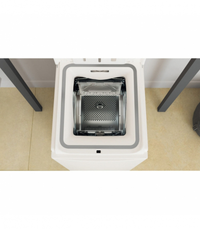 Masina de spalat rufe cu incarcare verticala Whirlpool TDLR 6040L EU/N, Clasa C, Capacitate 6 Kg, 1000 rpm, 6th Sense, Alb [4]
