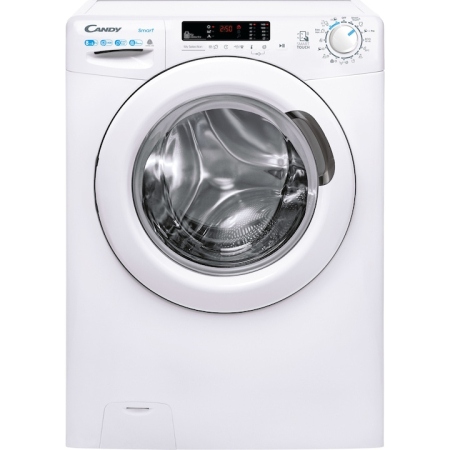 Masina de spalat rufe cu uscator Candy CSWS 4852DWE/1-S, 8 kg spalare, 5 kg uscare, 1400 RPM, Clasa C, Mix Power Systems, Steam, Kg Detector, Alb [0]