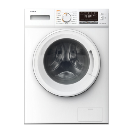 Masini de spalat rufe - Masina de spalat rufe cu uscator VIVAX WDF-1408D616BS, Spalare 8 kg, 1400 RPM, Uscare 6 kg, Eco ,Clasa B Spalare, Clasa E Uscare, Display digital, Control electronic, Blocare acces copii, Temperatura