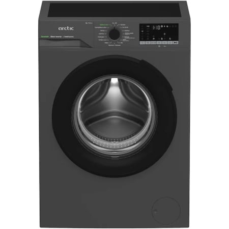 Electrocasnice mari - Masina de spalat rufe frontala slim ARCTIC APLM2WFSU28411AS, ExtraSteam, 8 kg, 1400rpm, Clasa A, antracit